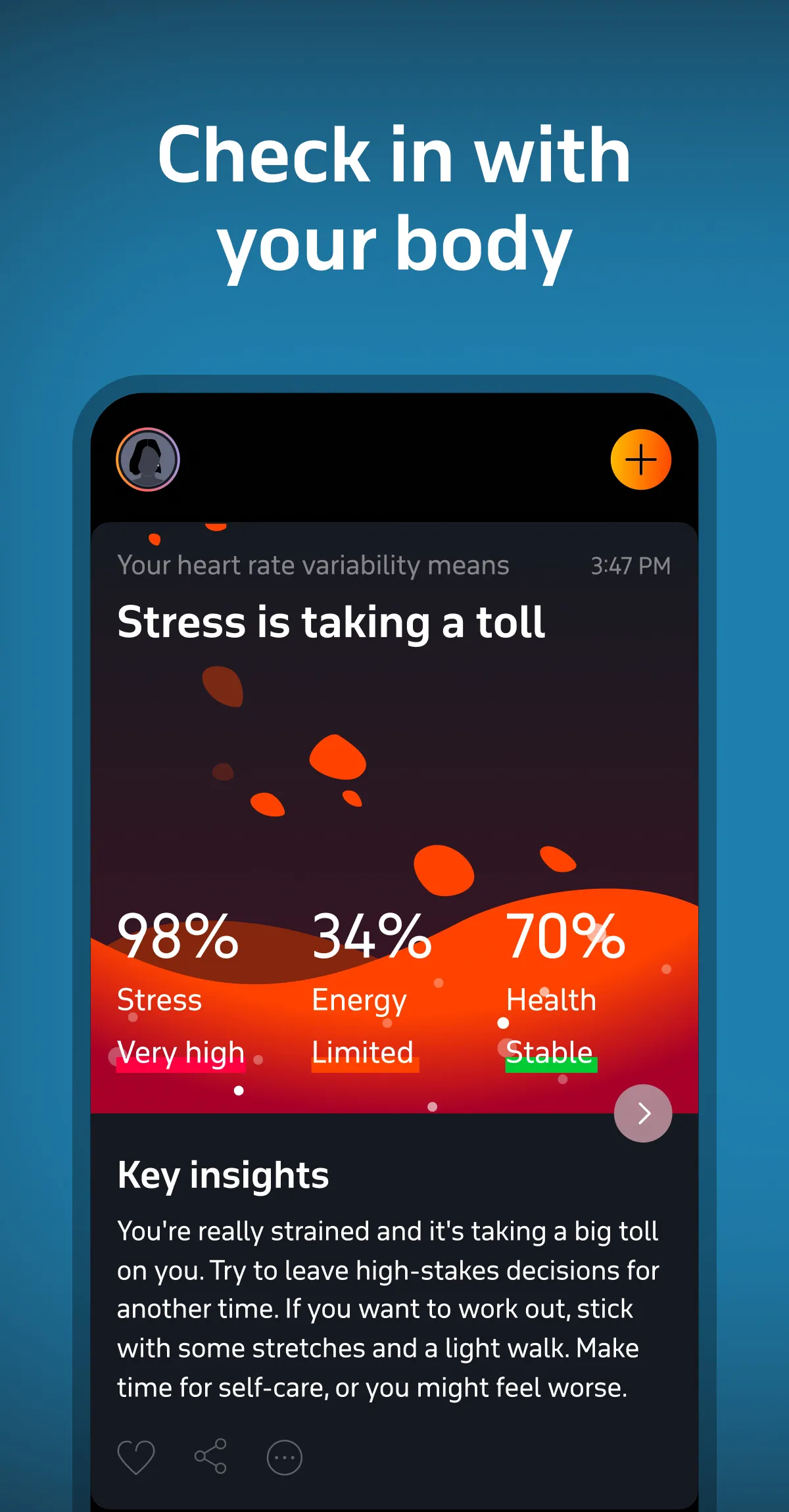 Welltory: Heart Rate Monitor | Indus Appstore | Screenshot