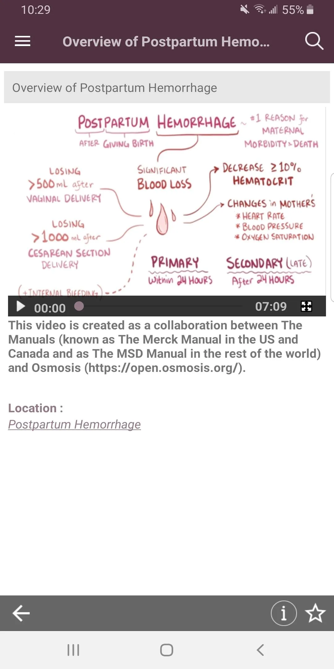 MSD Manual Guide to Obstetrics | Indus Appstore | Screenshot