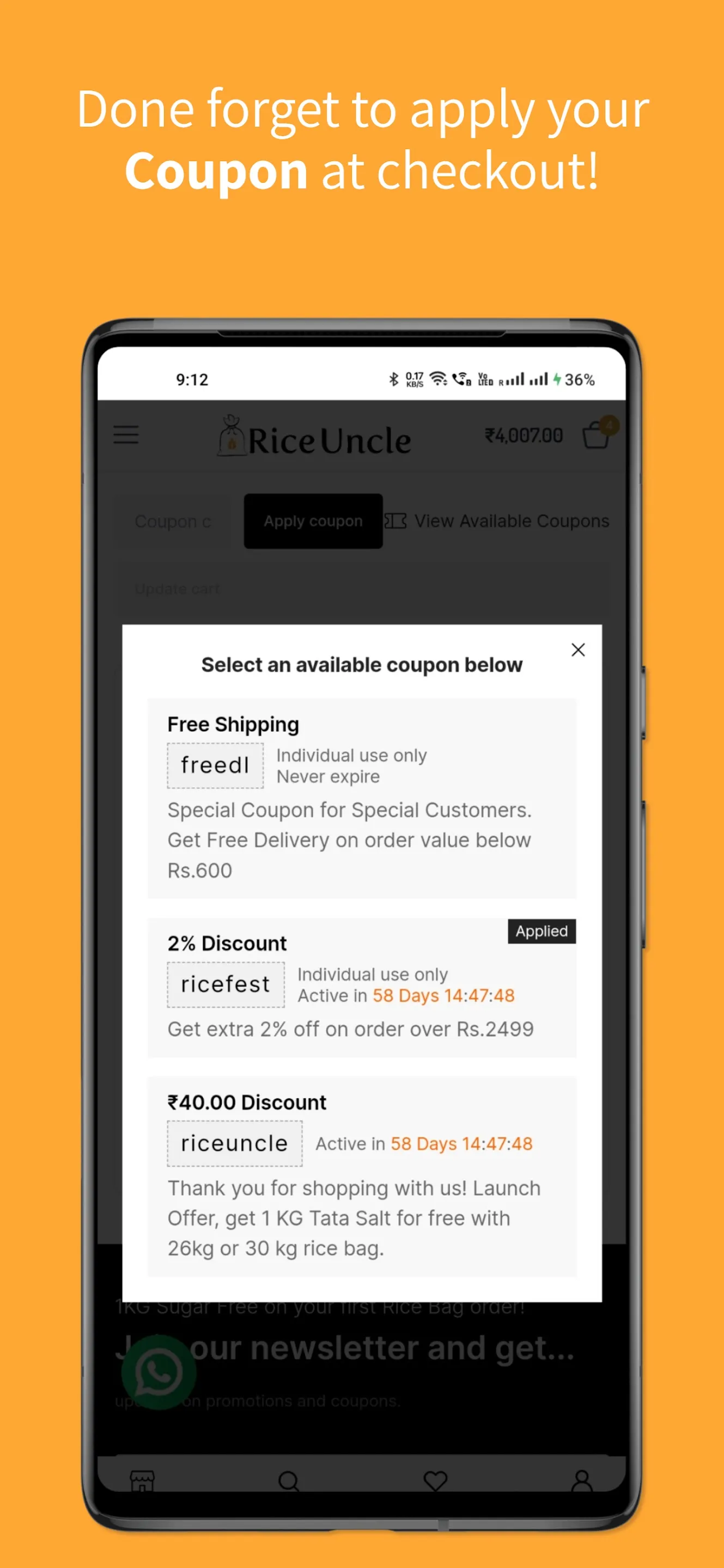 Rice Uncle | Indus Appstore | Screenshot