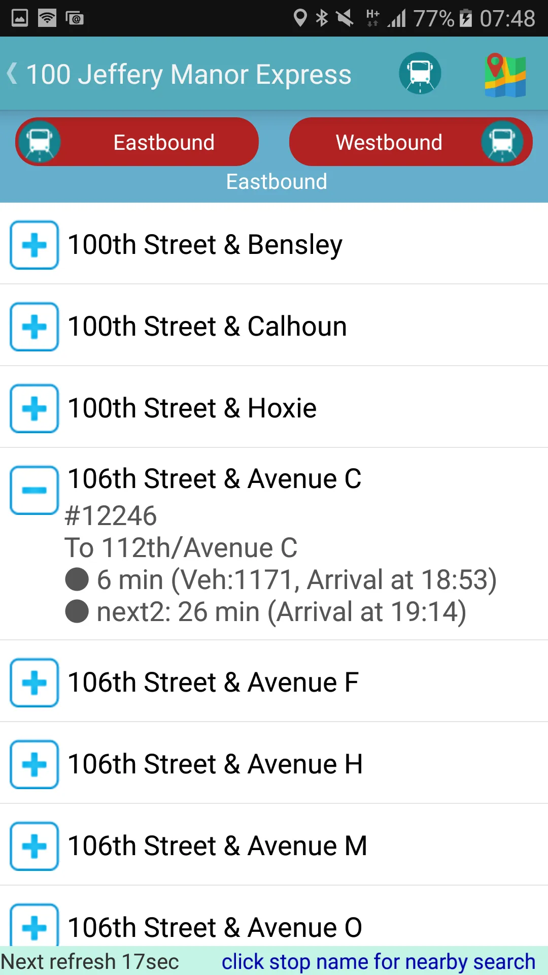 Chicago Bus Tracker (CTA) | Indus Appstore | Screenshot