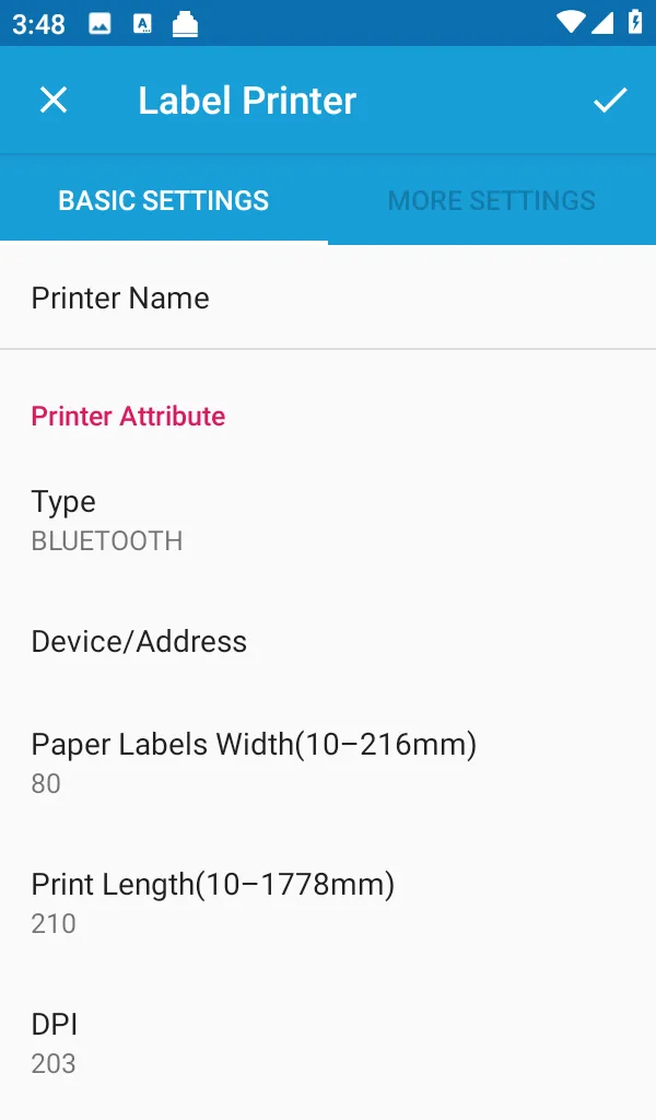 Label Printer | Indus Appstore | Screenshot