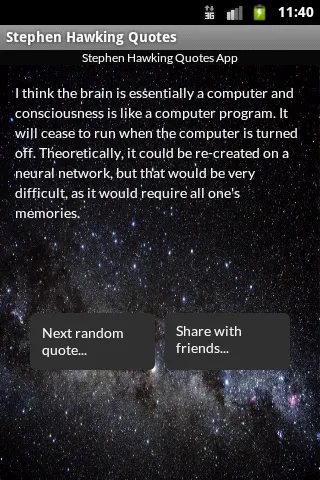 Stephen Hawking Quotes | Indus Appstore | Screenshot