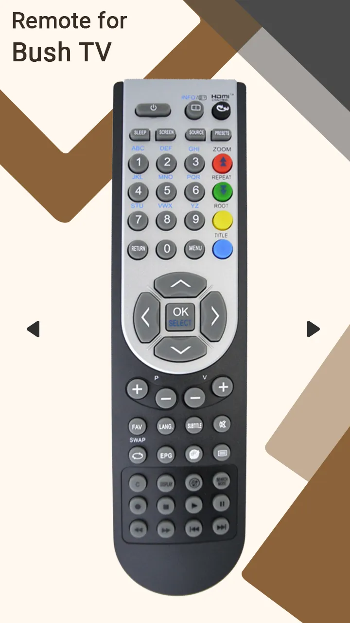 Remote for Bush TV | Indus Appstore | Screenshot