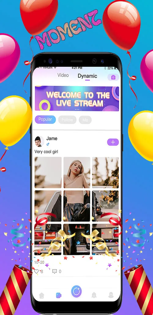 HB Live- Stream & Video Chat | Indus Appstore | Screenshot