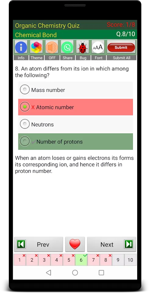 Organic Chemistry Quiz | Indus Appstore | Screenshot