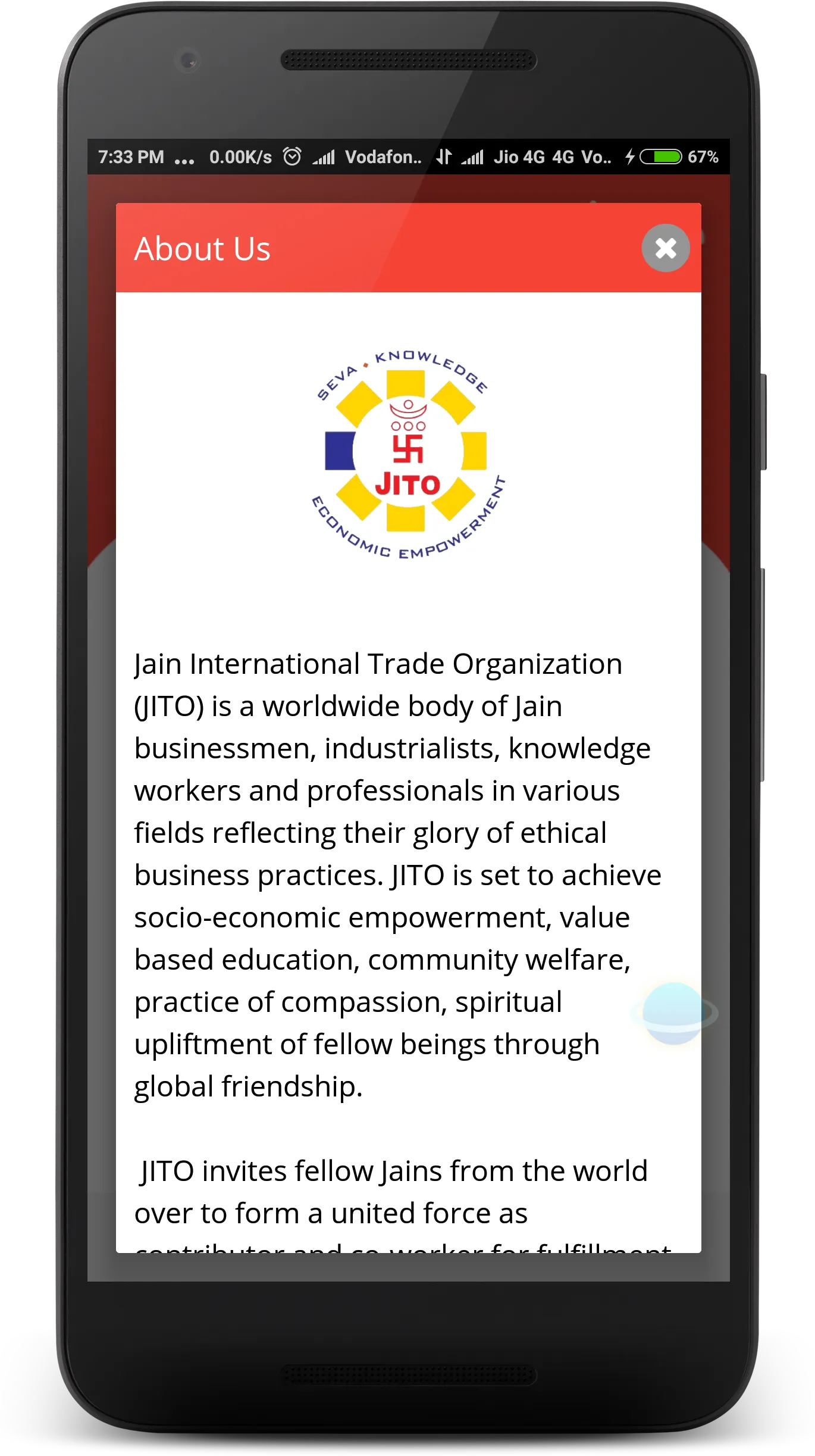 JITO BANGALORE | Indus Appstore | Screenshot