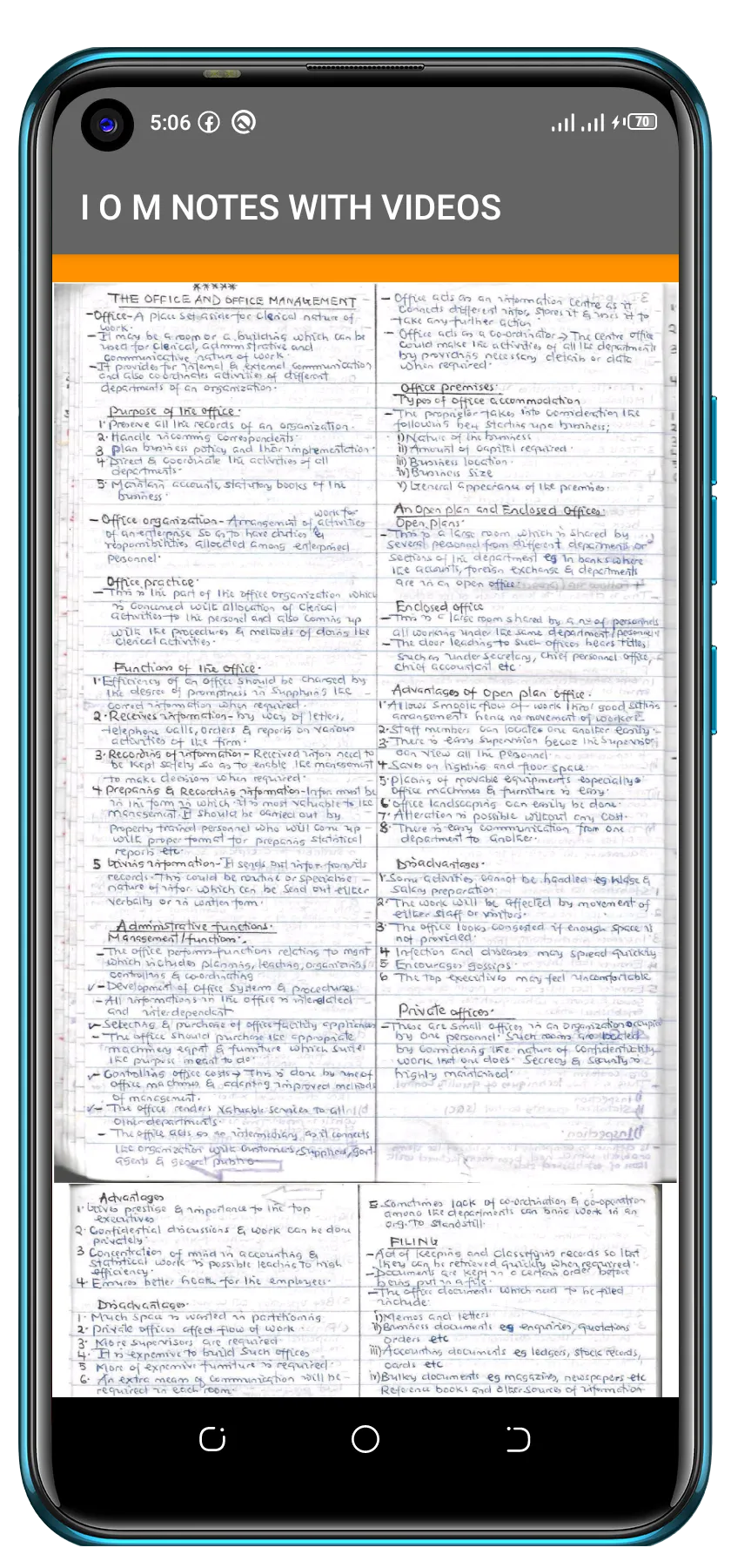 IOM NOTES (DIPLOMA) | Indus Appstore | Screenshot