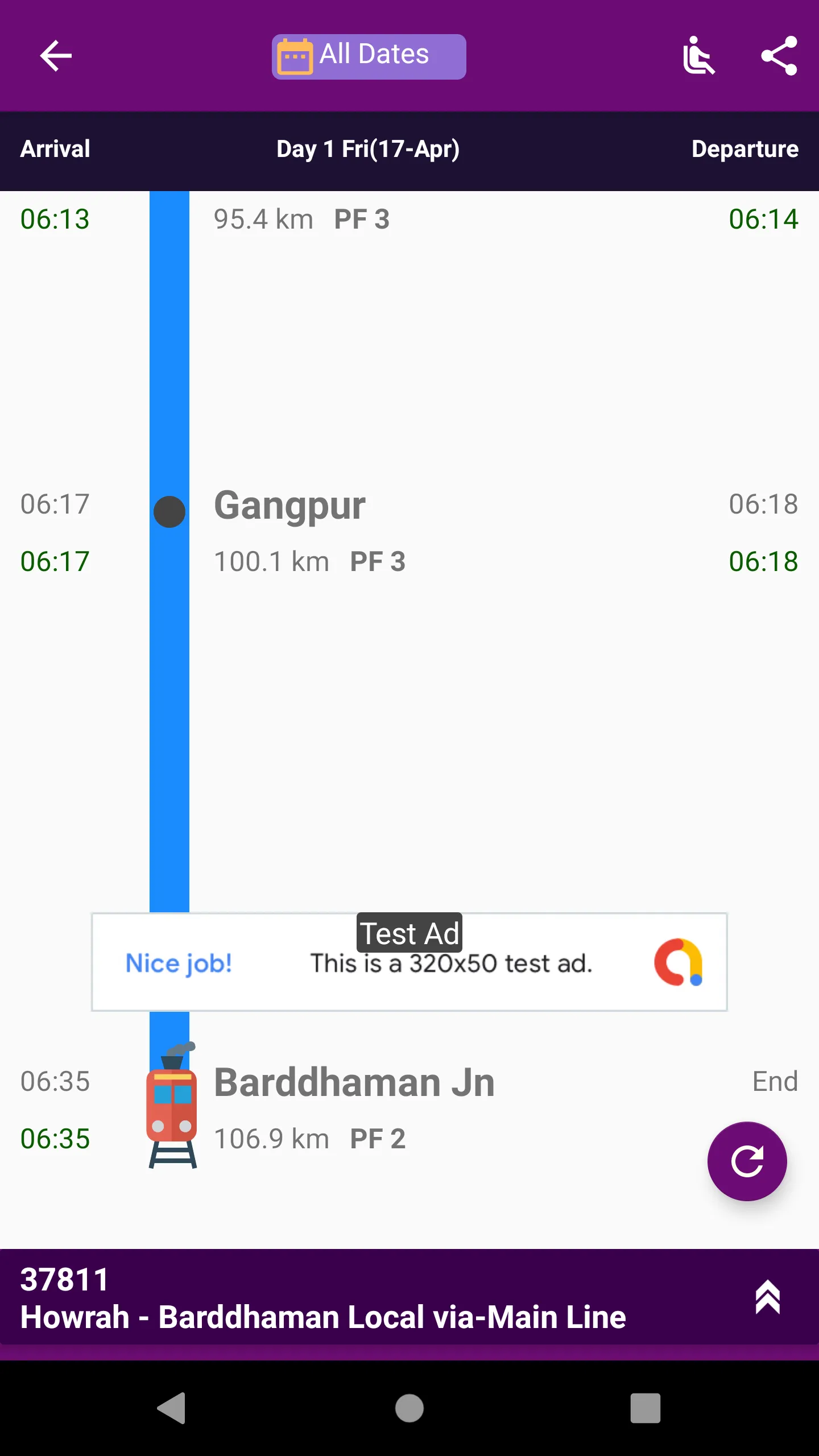 Kolkata Suburban Trains | Indus Appstore | Screenshot