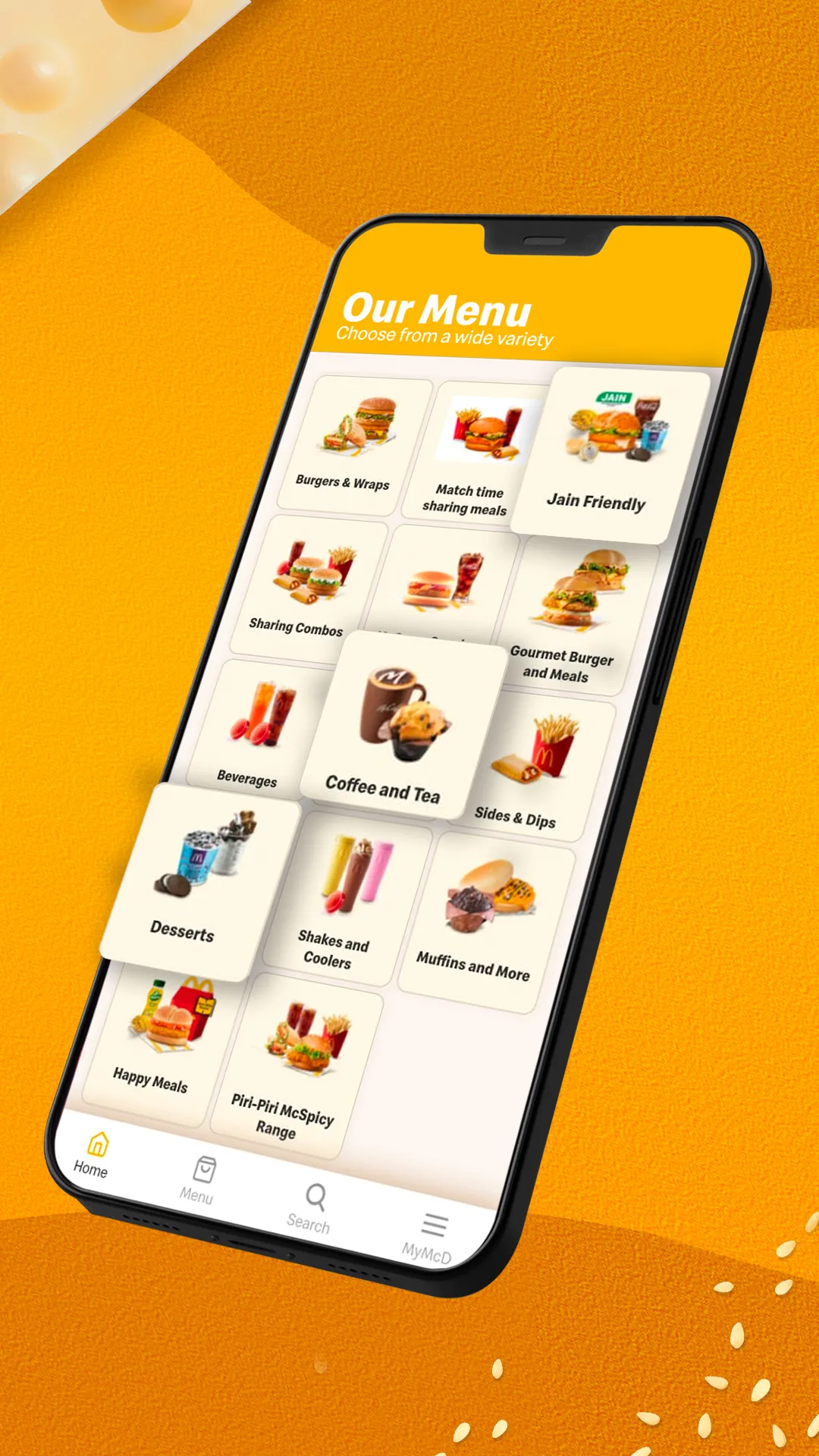 McDonald’s India Food Delivery | Indus Appstore | Screenshot