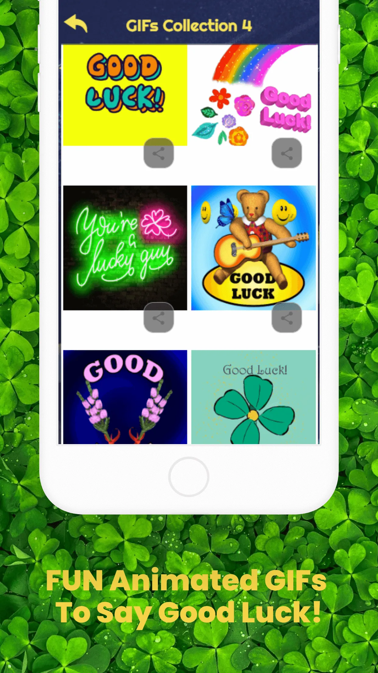 Good Luck Best Wishes Card GIF | Indus Appstore | Screenshot