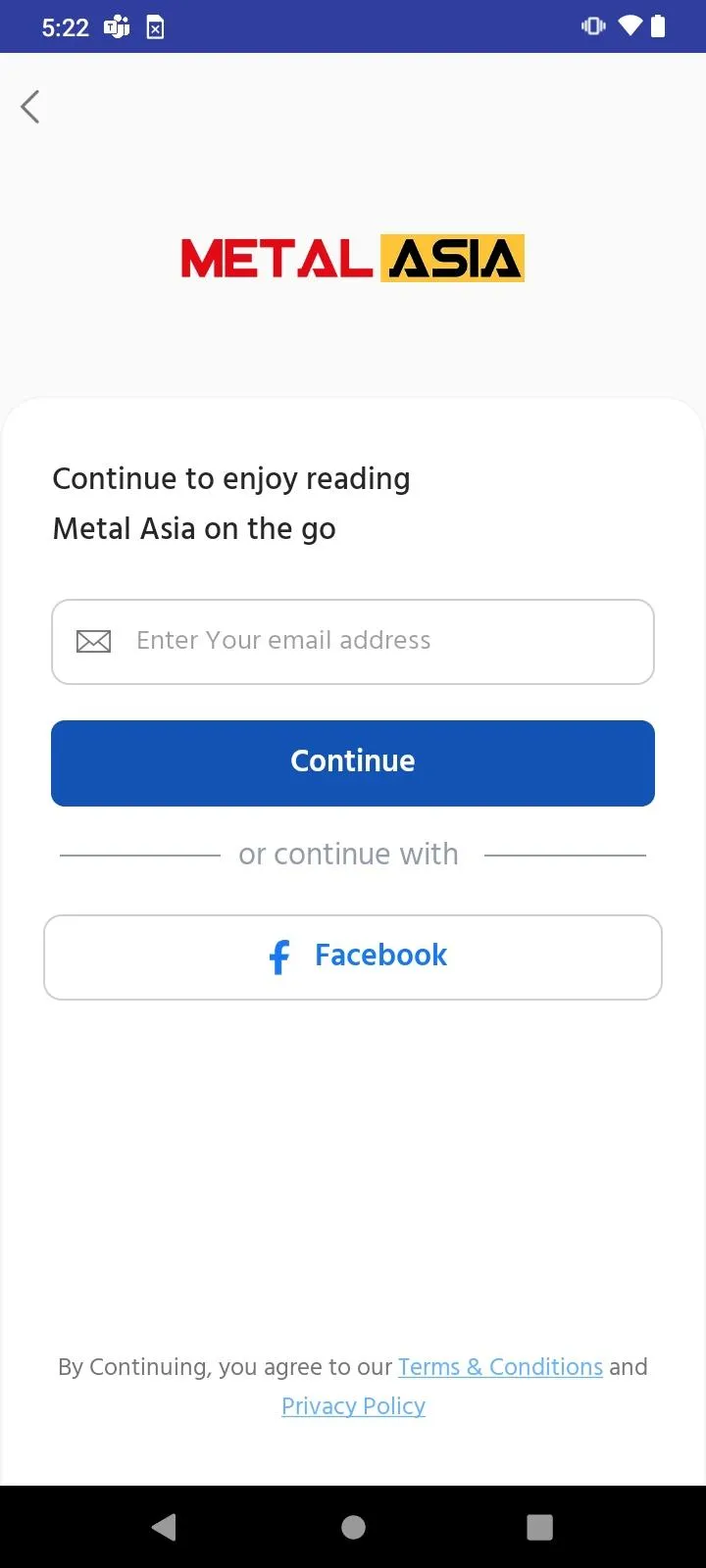 Metal Asia | Indus Appstore | Screenshot