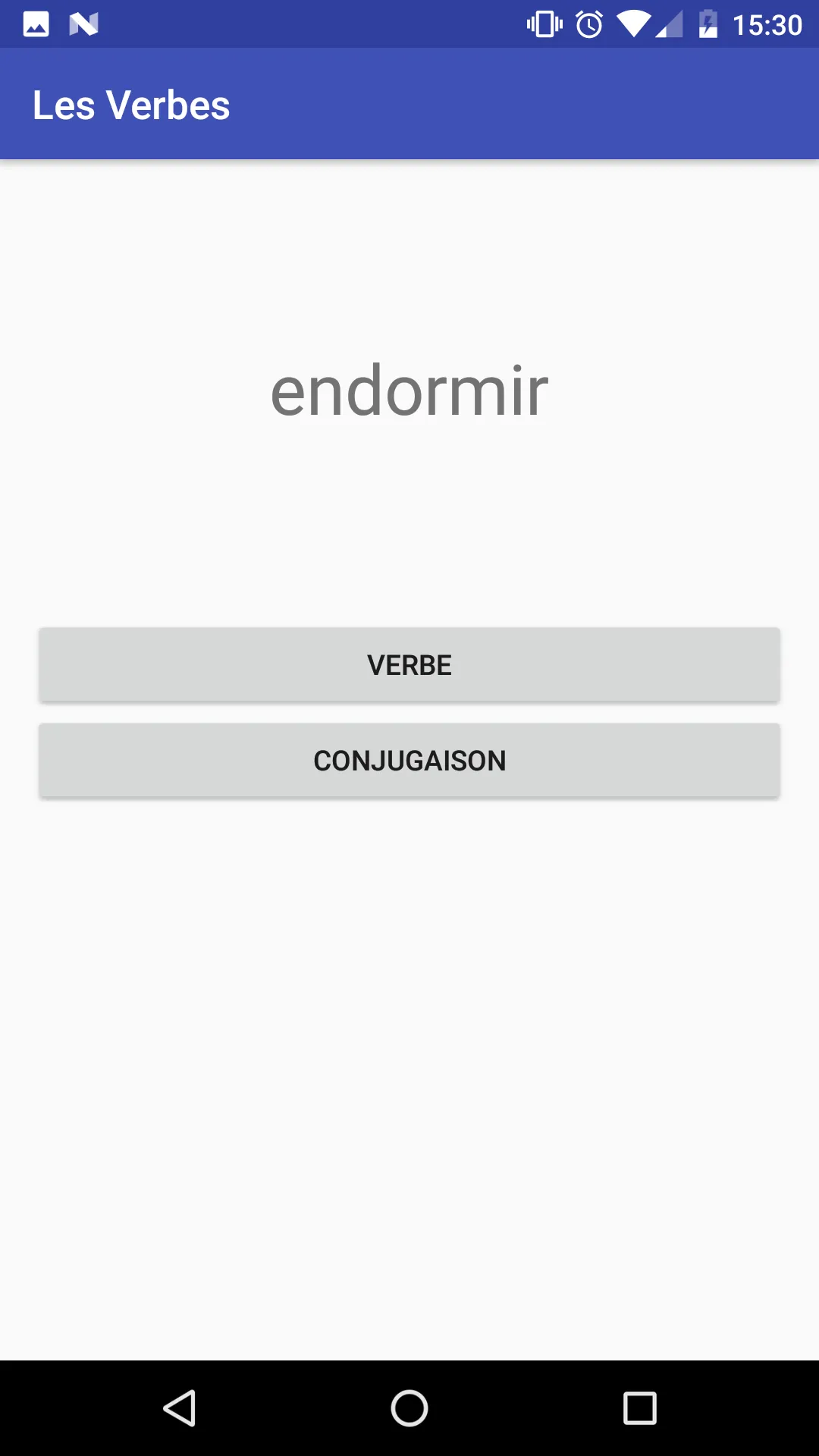 Verb Conjugation in French | Indus Appstore | Screenshot