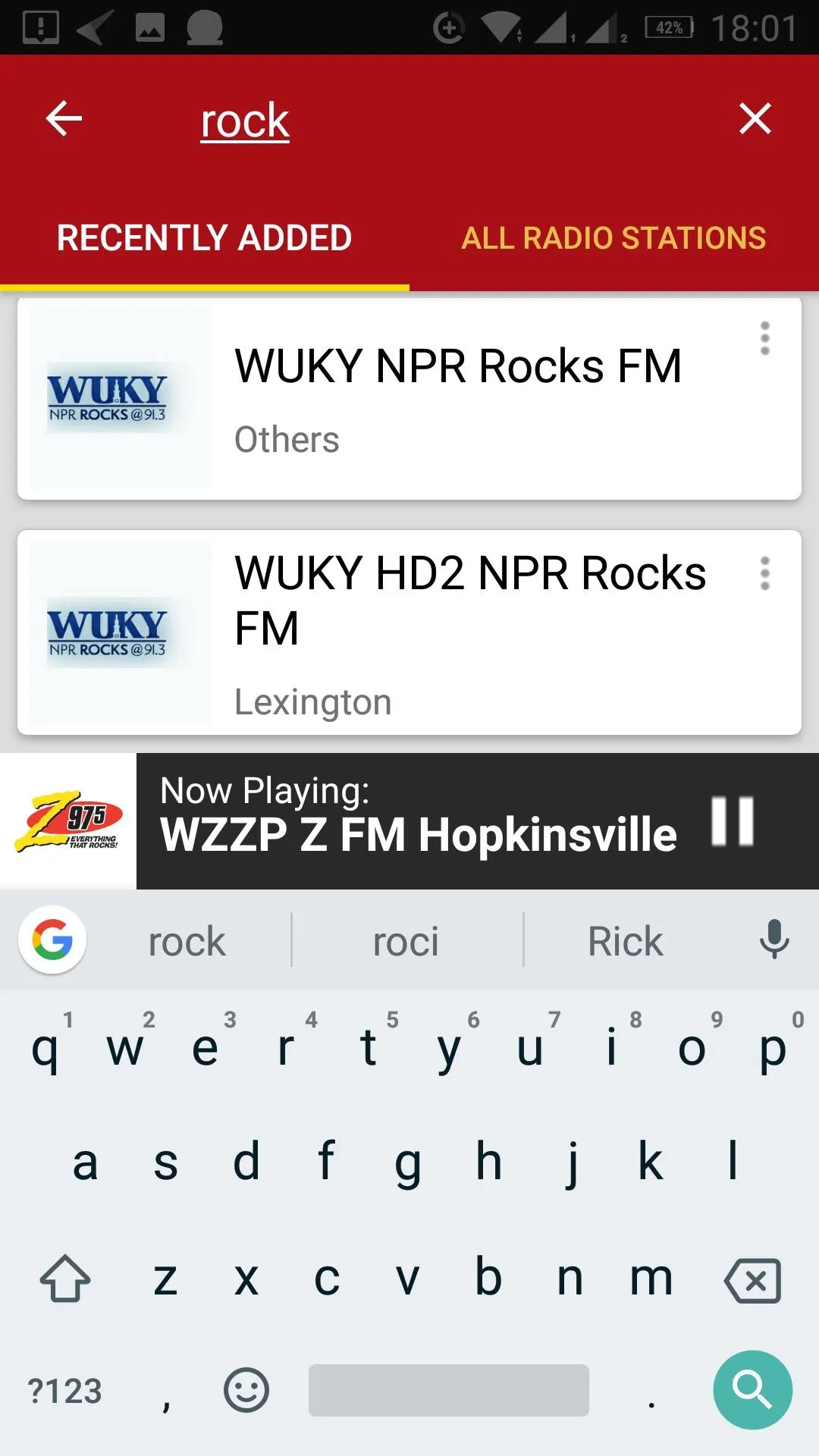 Kentucky Radio Stations - USA | Indus Appstore | Screenshot