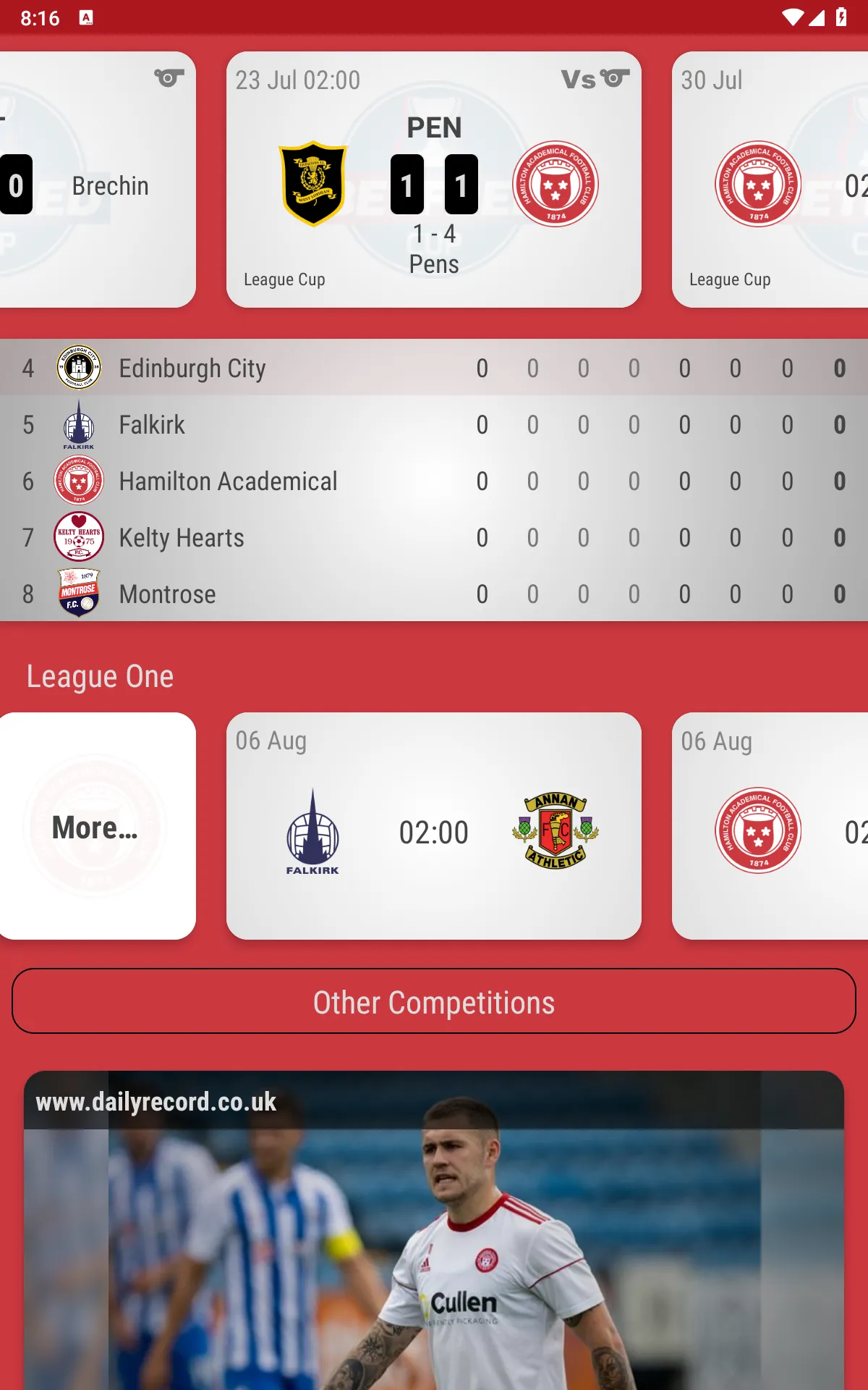 Hamilton Academical Fan App | Indus Appstore | Screenshot