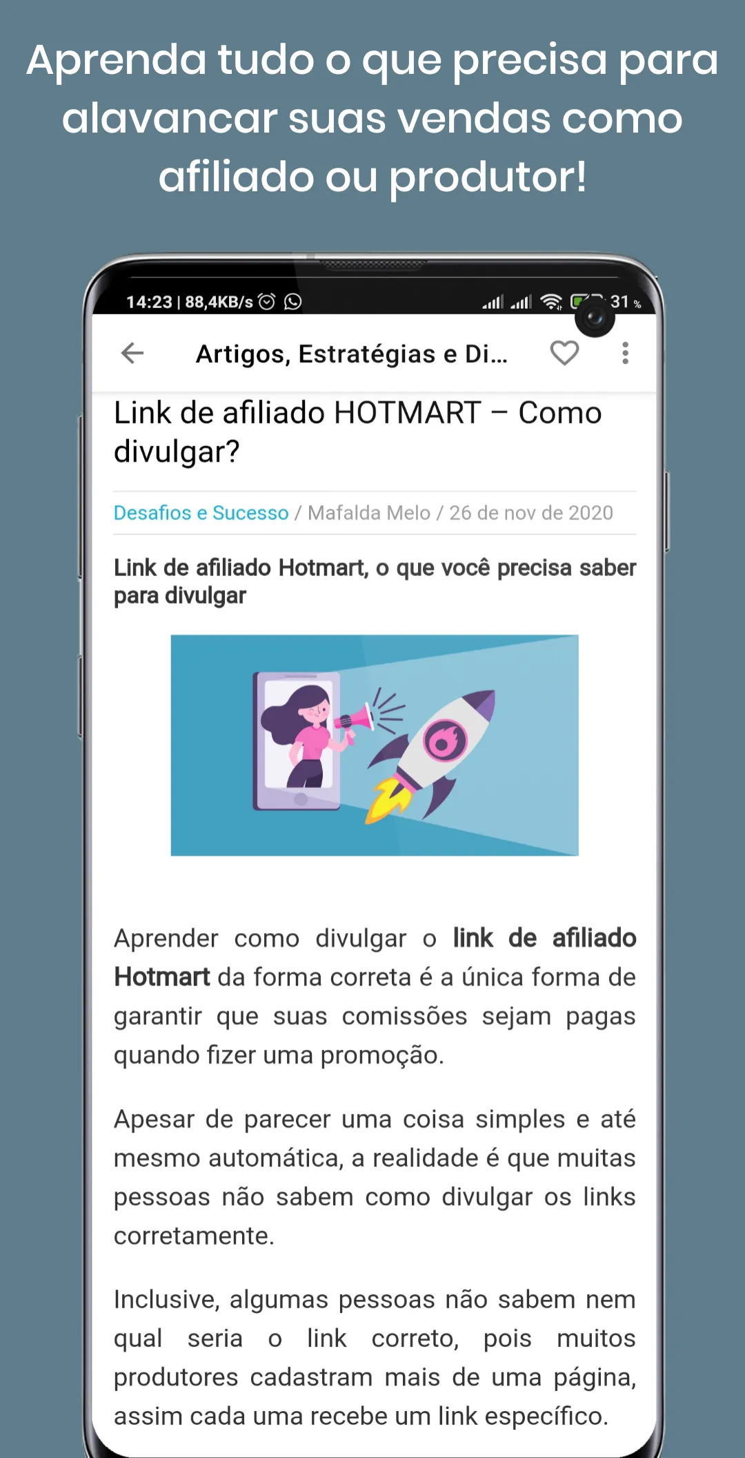 Aprenda Marketing de Afiliados | Indus Appstore | Screenshot