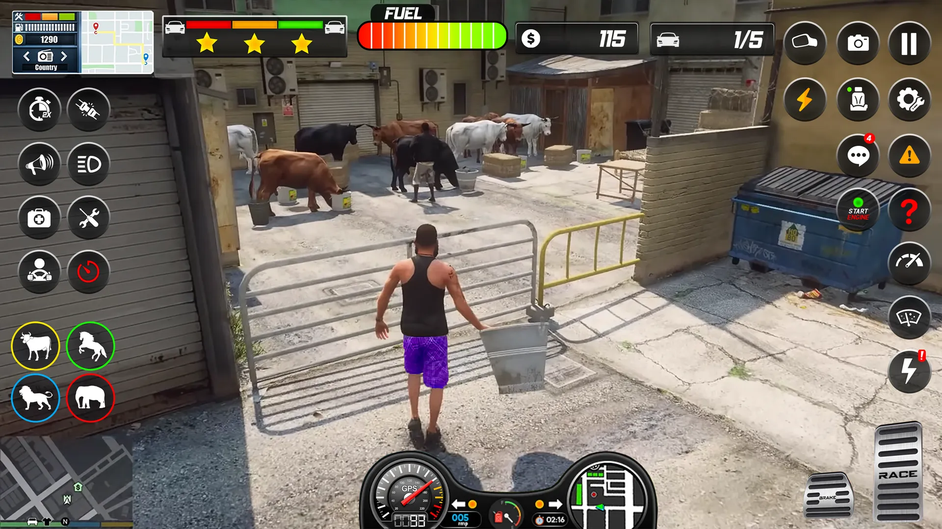 Farm Animal Transport Cow Game | Indus Appstore | Screenshot