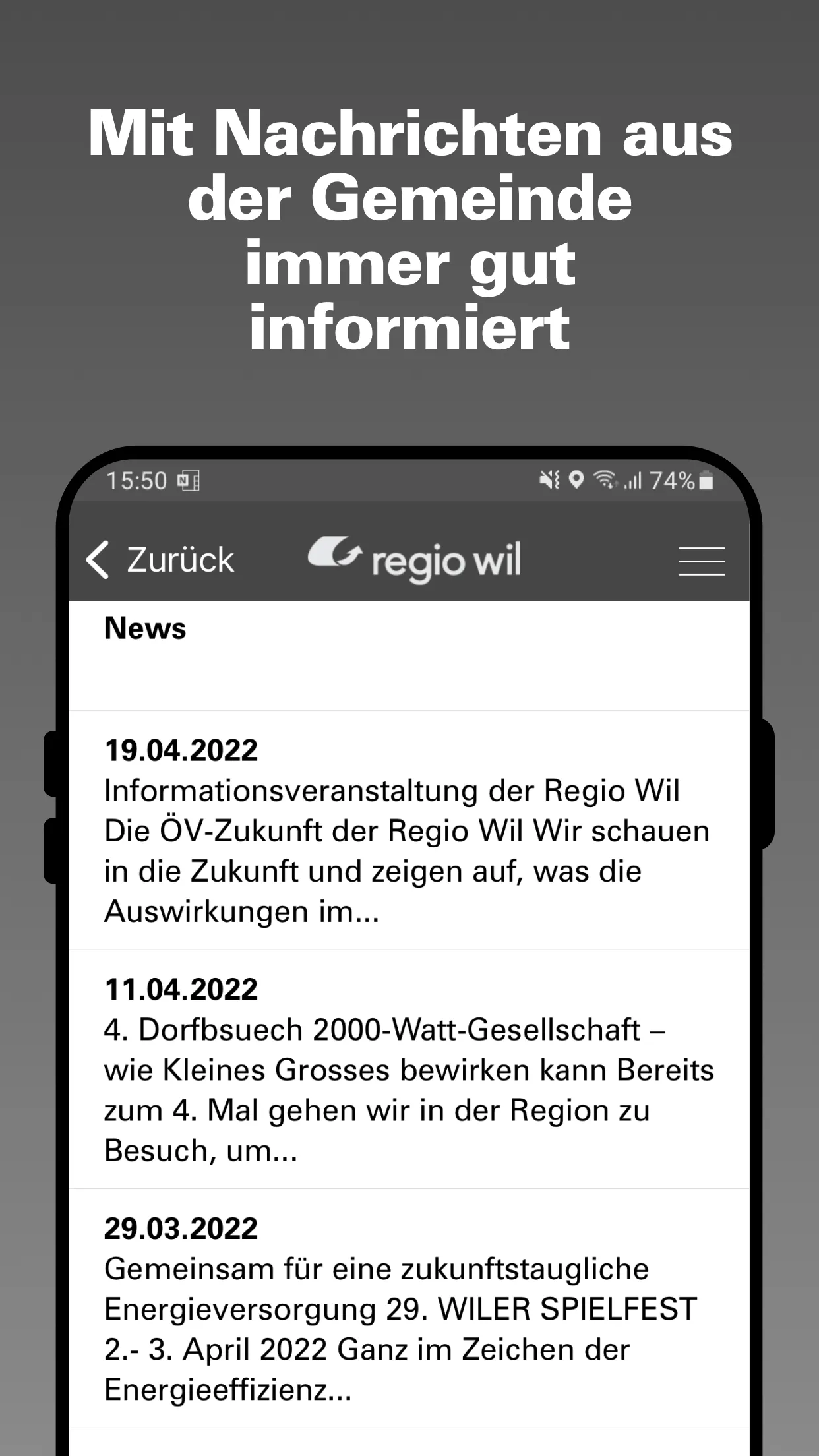 regio wil | Indus Appstore | Screenshot