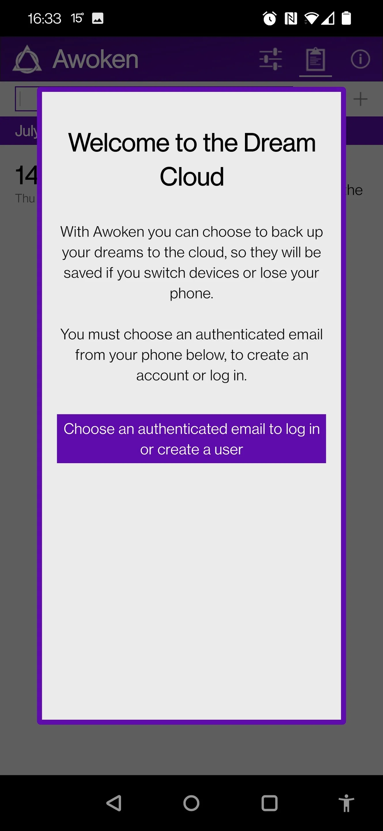 Awoken - Lucid Dreaming Tool | Indus Appstore | Screenshot