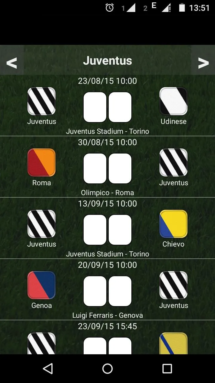 Table Italian League | Indus Appstore | Screenshot