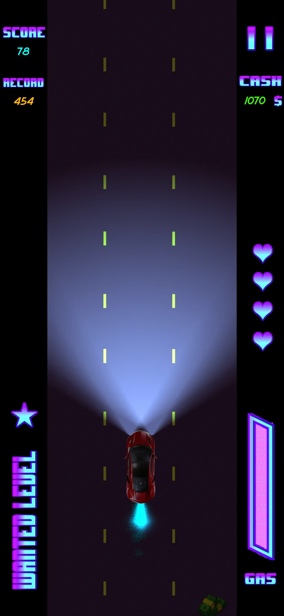 Neon Pursuit | Indus Appstore | Screenshot