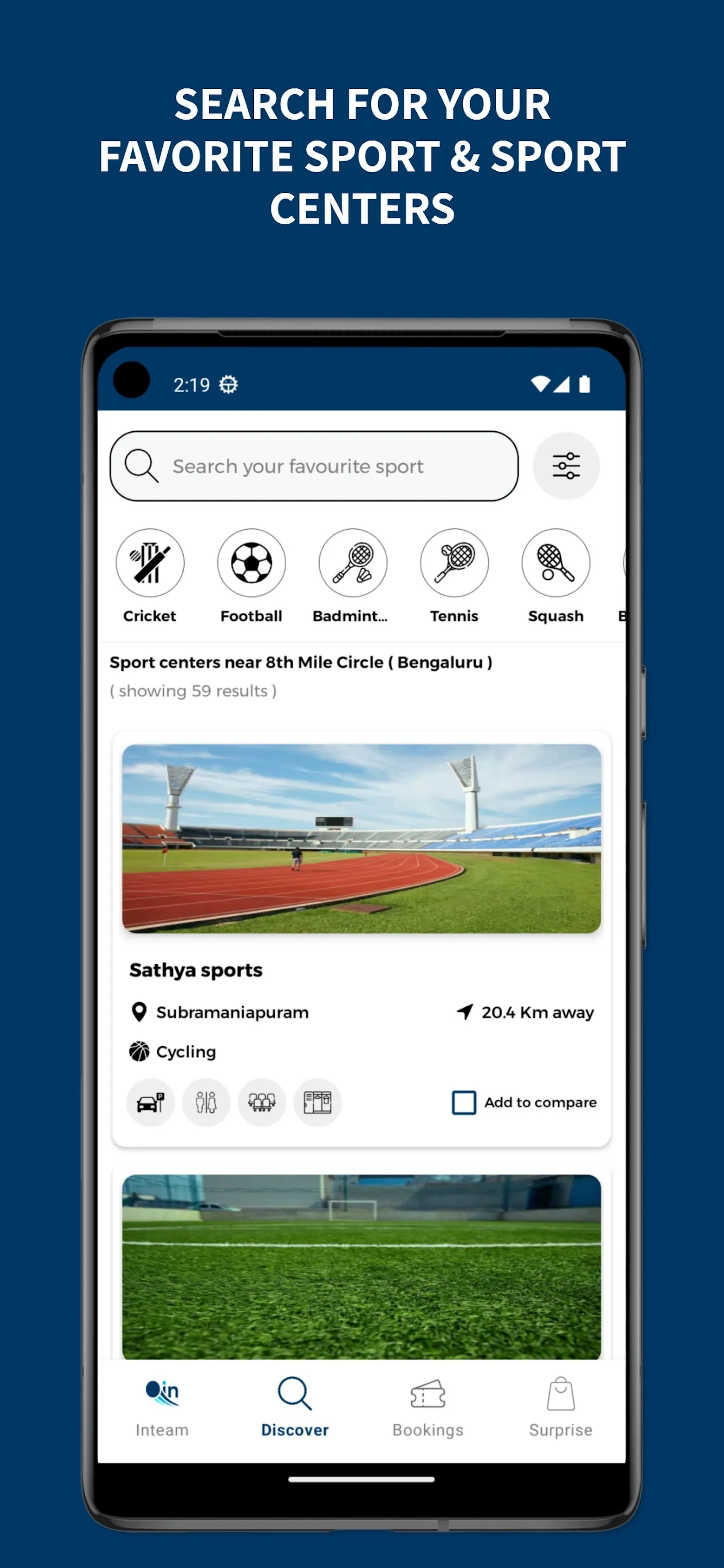 InTeam Sports App | Indus Appstore | Screenshot