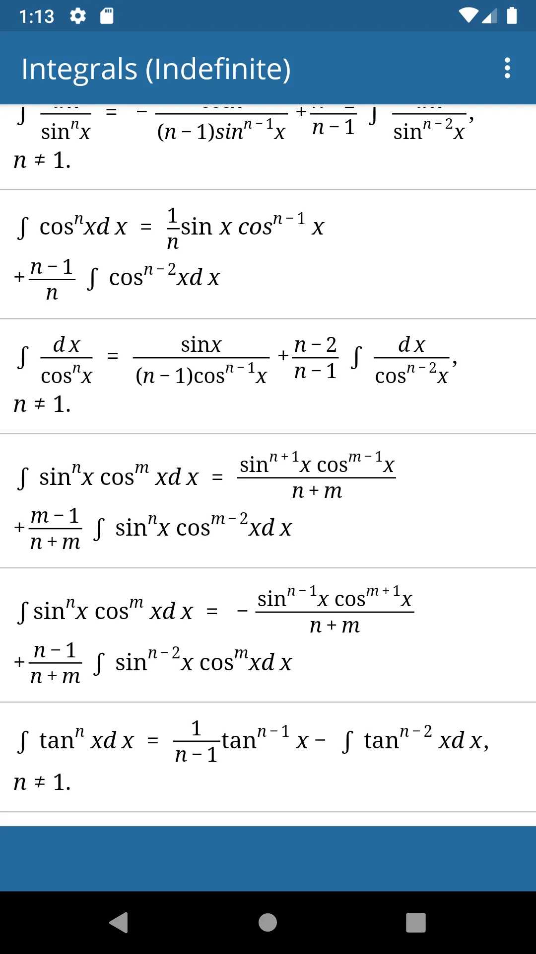 Math Formulas | Indus Appstore | Screenshot