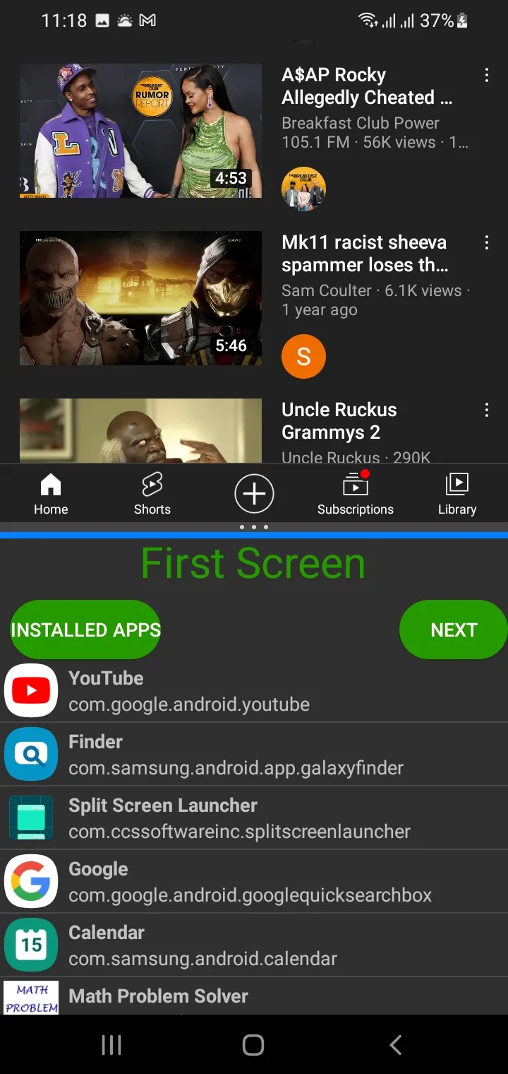 Split Screen Launcher | Indus Appstore | Screenshot