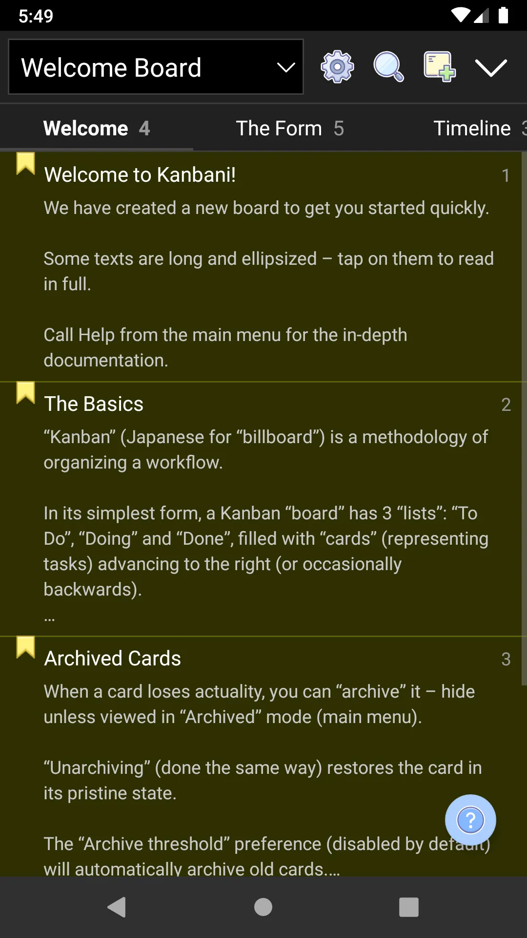 Kanbani: Organizer, Task Manag | Indus Appstore | Screenshot