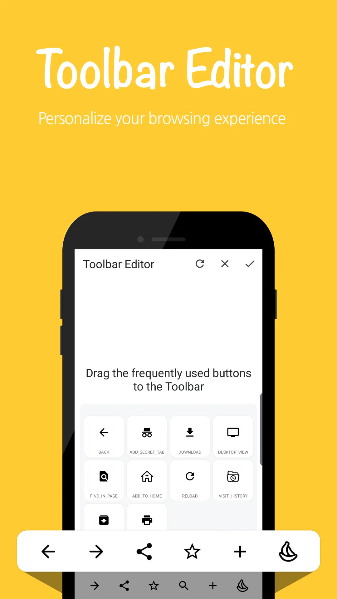 Banana Browser: Adblock, Secur | Indus Appstore | Screenshot