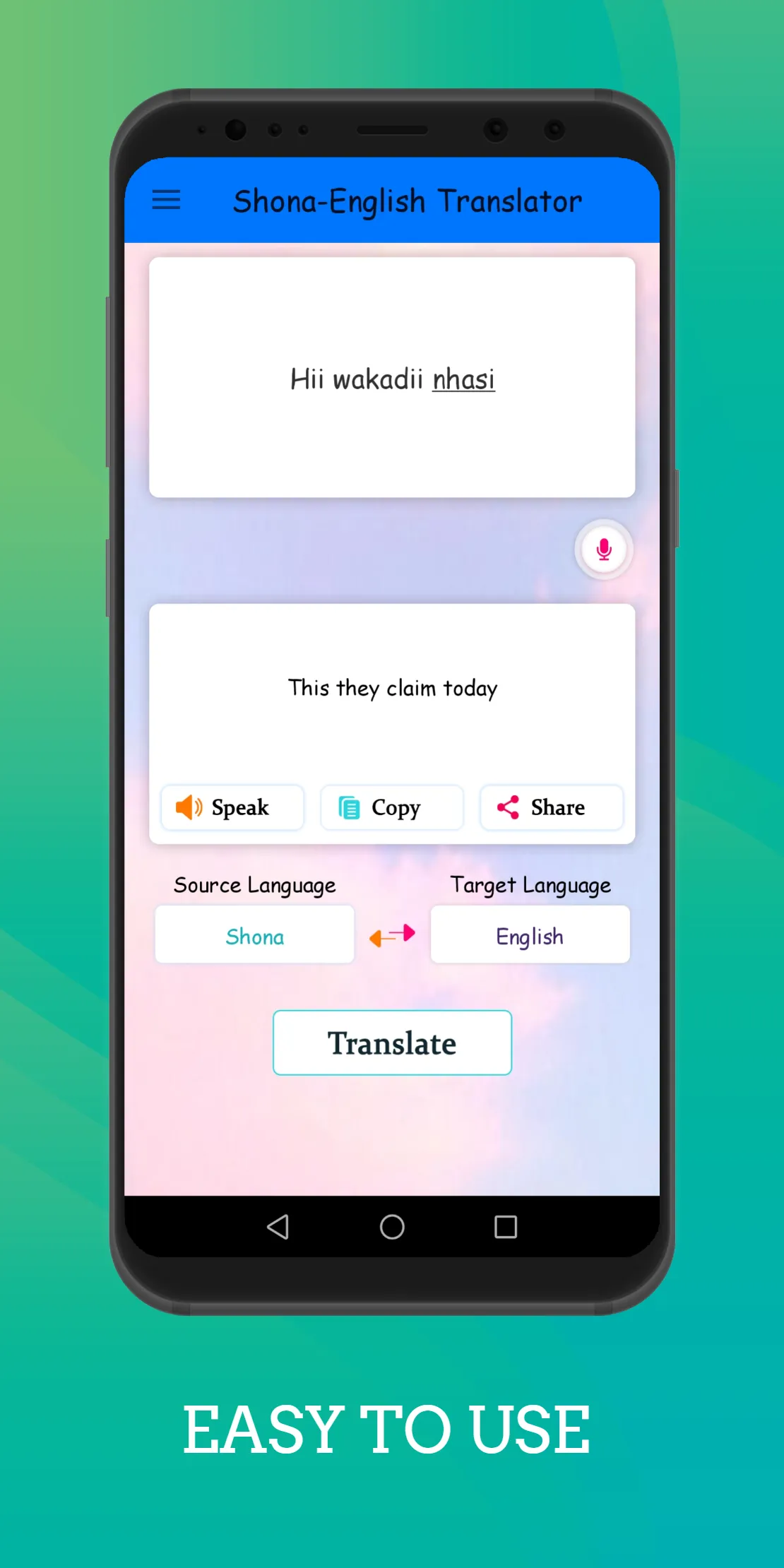 Shona - English Translator | Indus Appstore | Screenshot