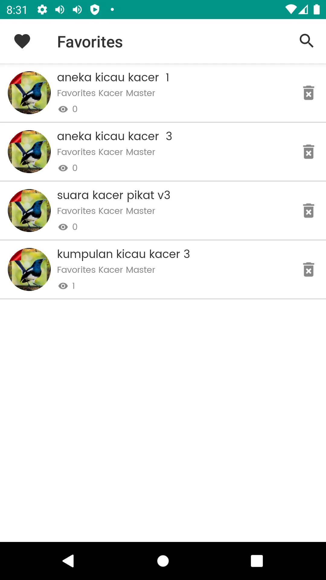 Suara Burung Kacer Pikat | Indus Appstore | Screenshot