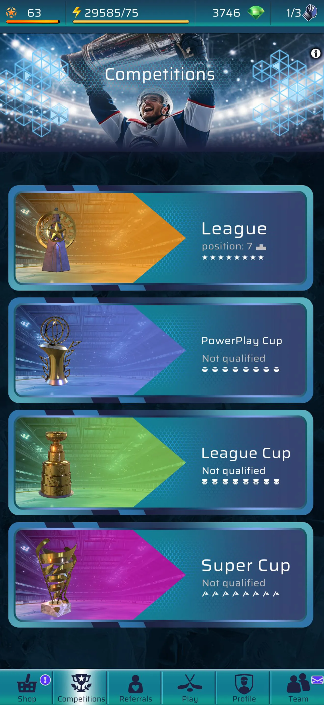 PowerPlay: Ice Hockey PvP Game | Indus Appstore | Screenshot