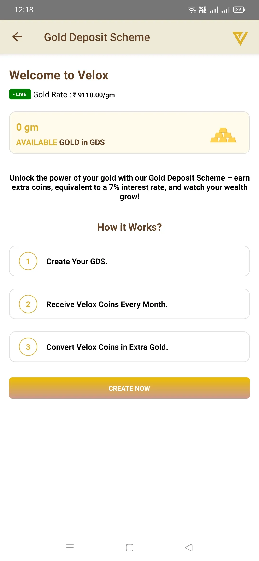 Velox Gold | Indus Appstore | Screenshot