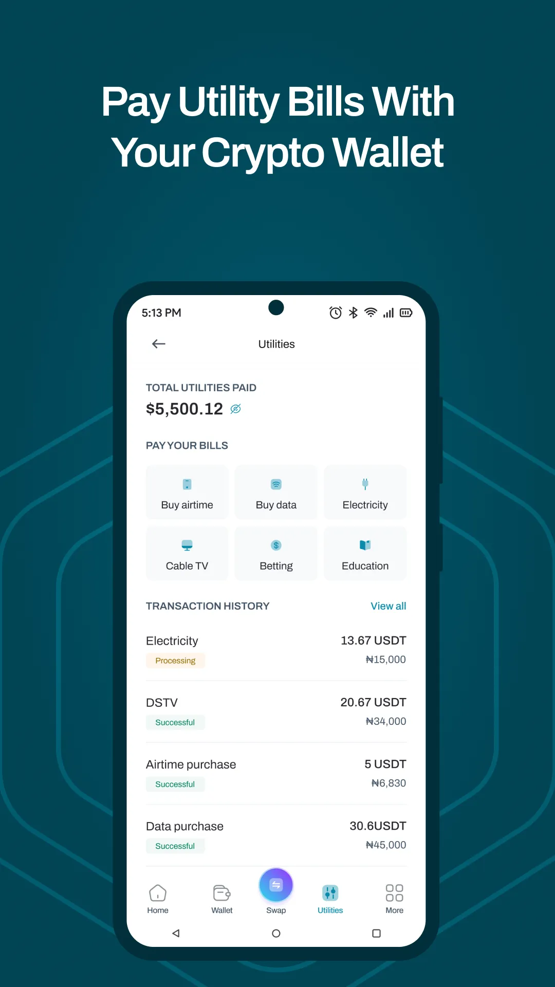 Obiex - Swap, Buy & Sell BTC | Indus Appstore | Screenshot