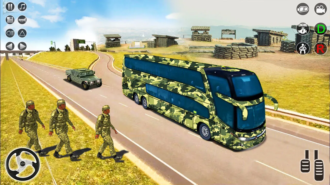 Army Bus Transporter Simulator | Indus Appstore | Screenshot