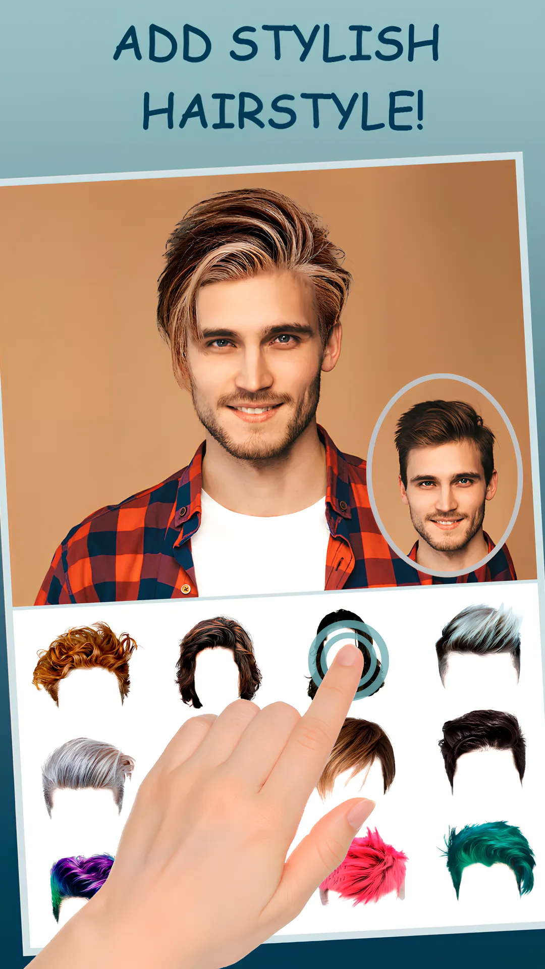 Boy Makeup App: Man Hairstyle | Indus Appstore | Screenshot