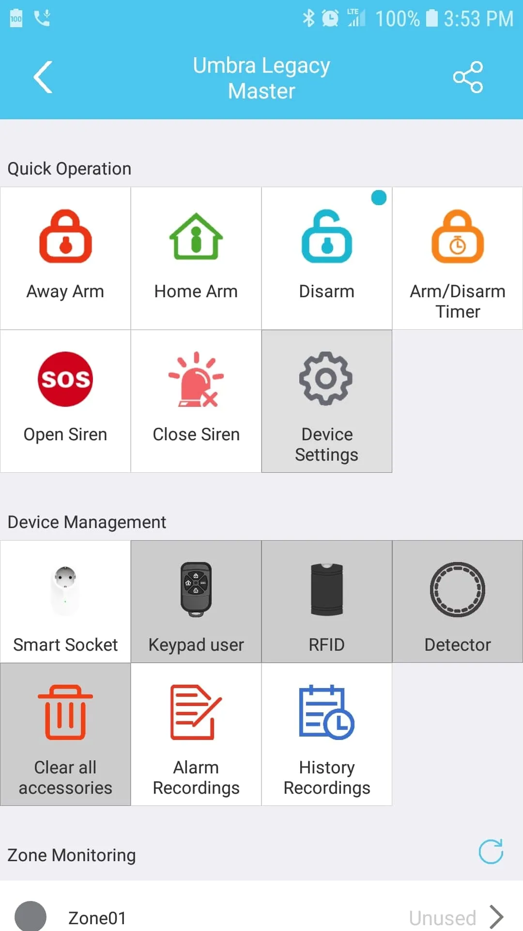 UmbraAlarm | Indus Appstore | Screenshot