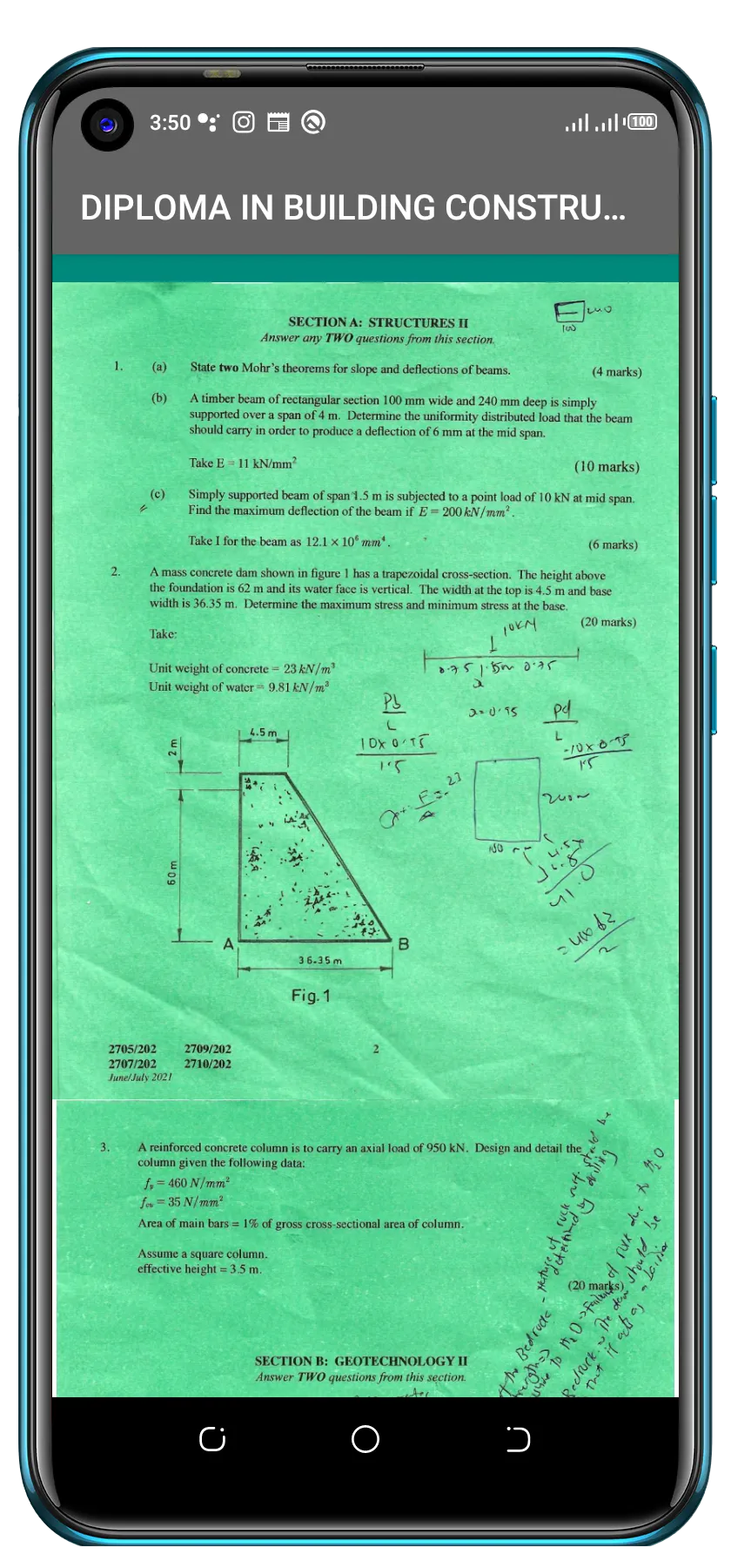 Building Tech MOD2 Past Papers | Indus Appstore | Screenshot