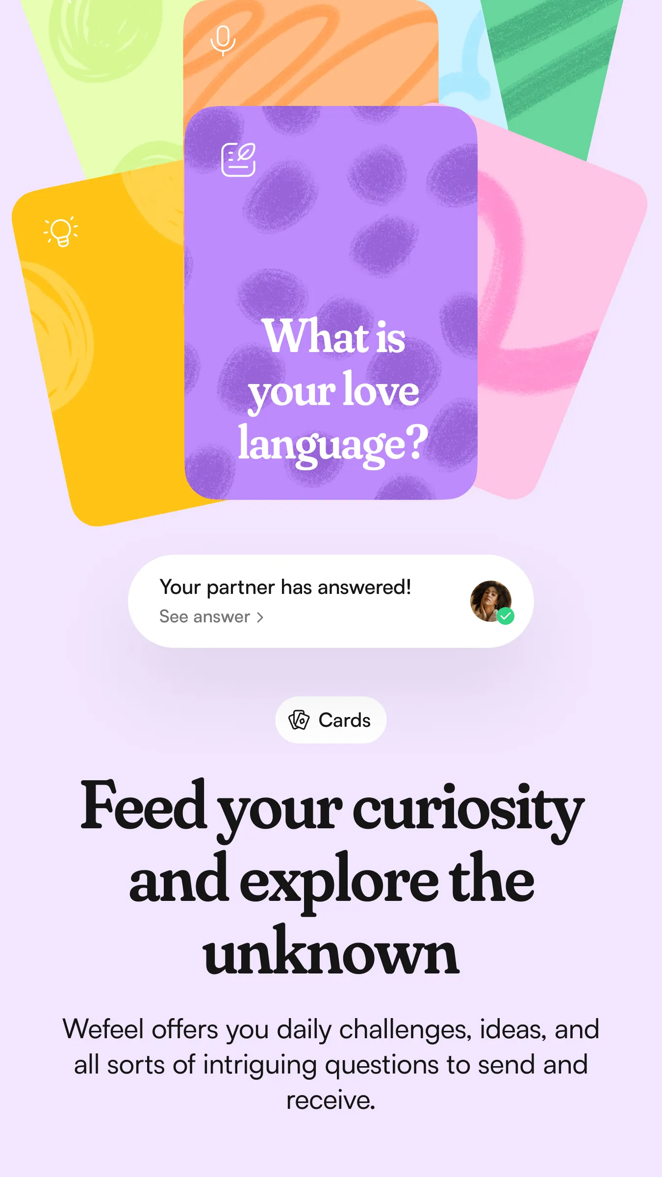 Wefeel: Healthy relationships | Indus Appstore | Screenshot