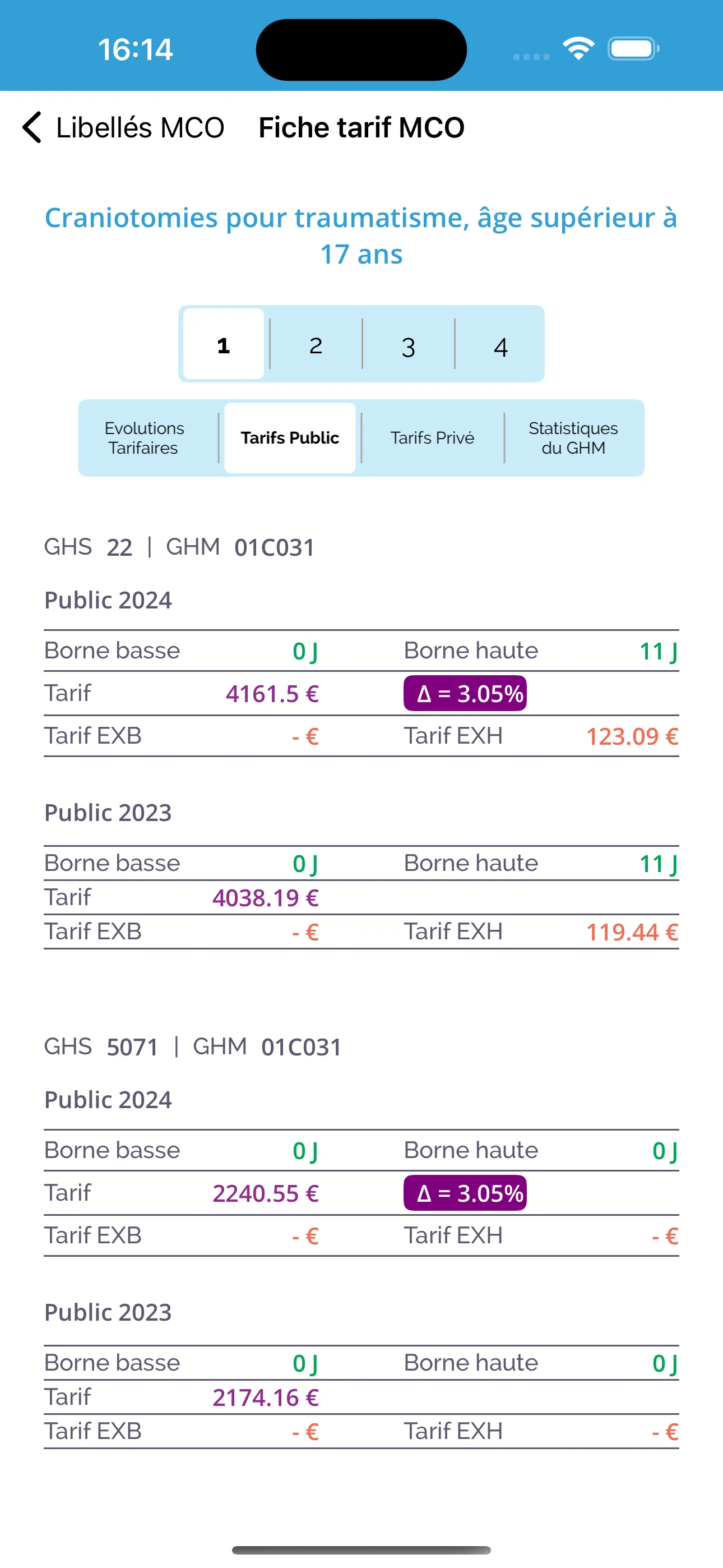 ATIH - Tarifs 2024 | Indus Appstore | Screenshot