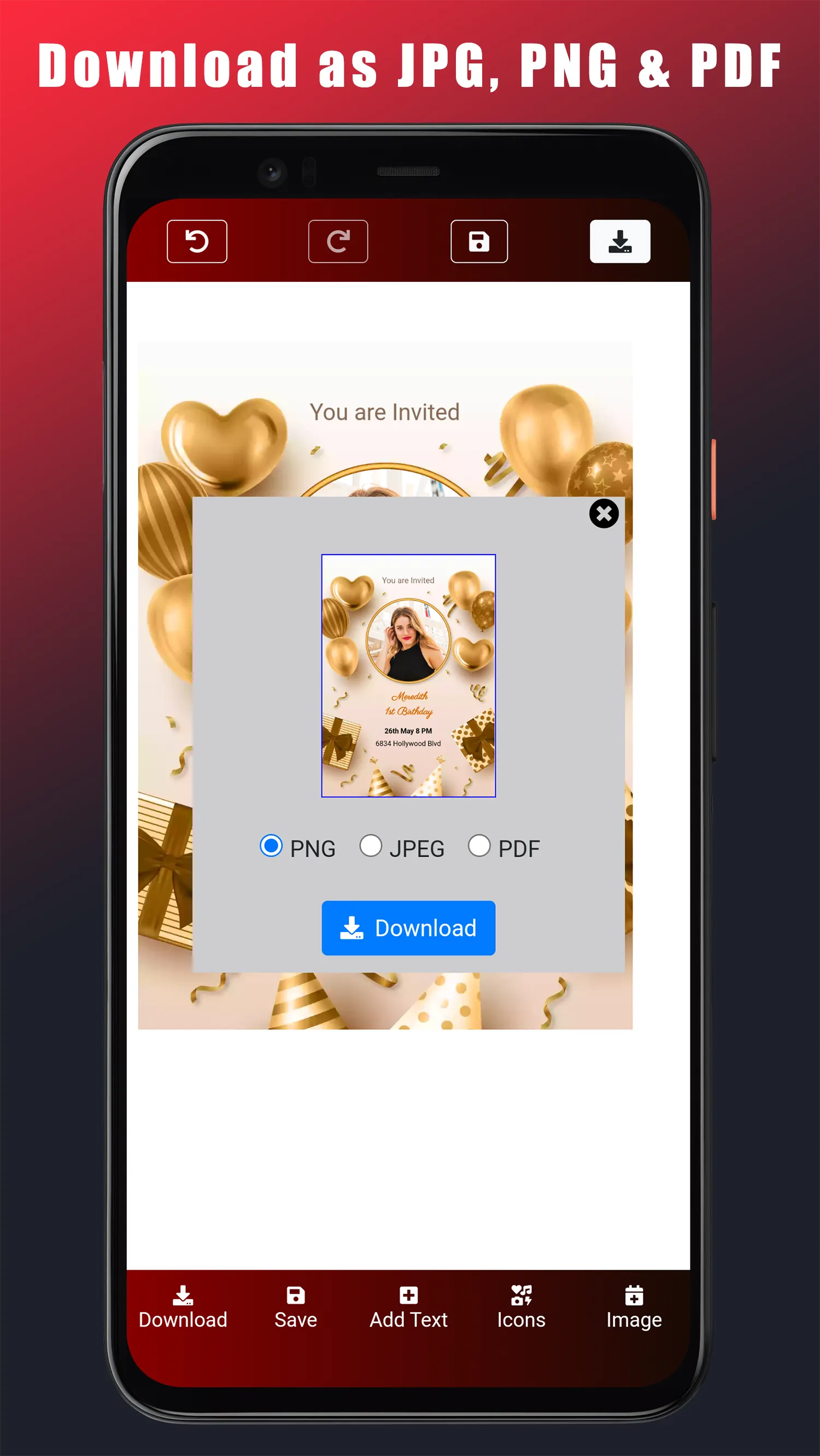 Invitation Card Maker | Indus Appstore | Screenshot