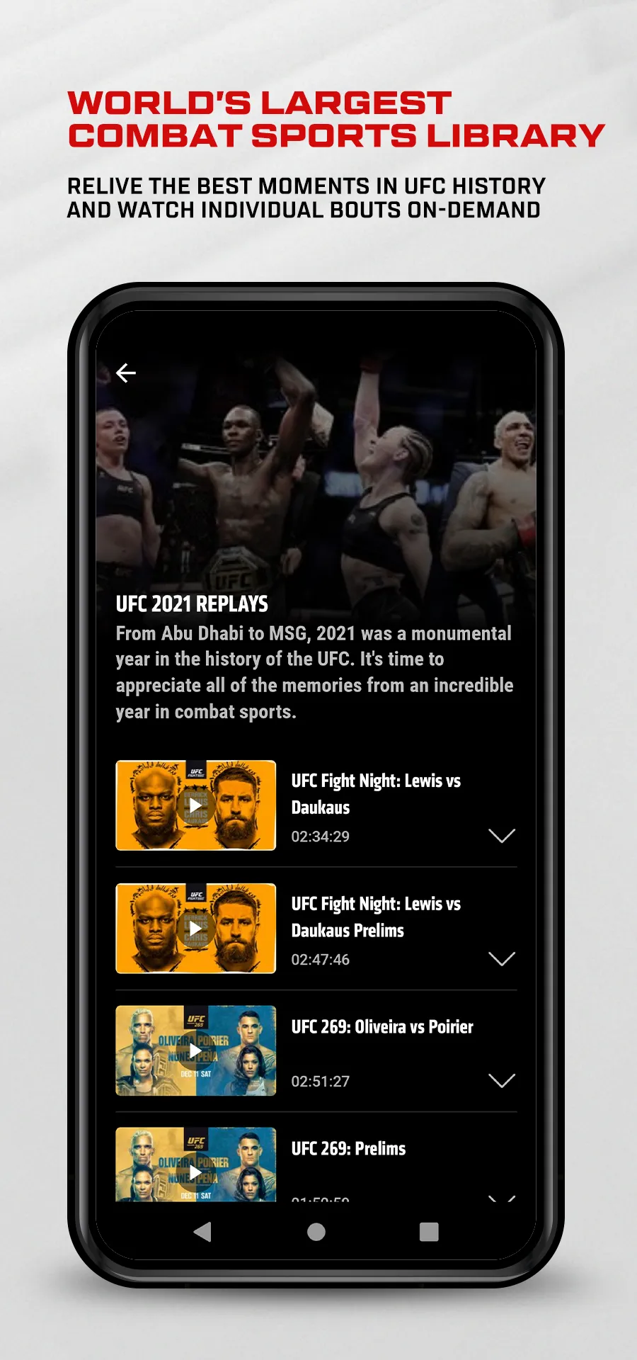 UFC | Indus Appstore | Screenshot