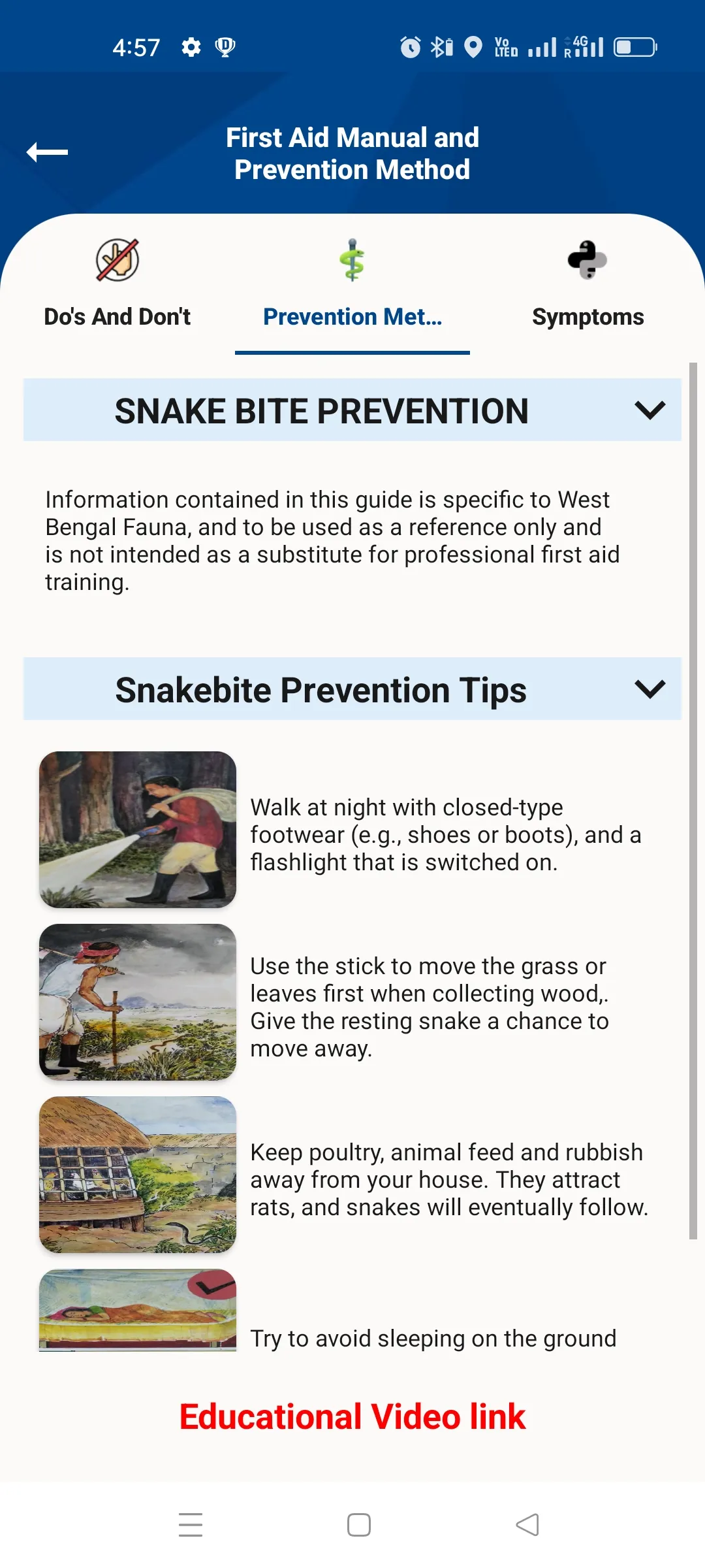 Snakebite Prevention & Rescue | Indus Appstore | Screenshot