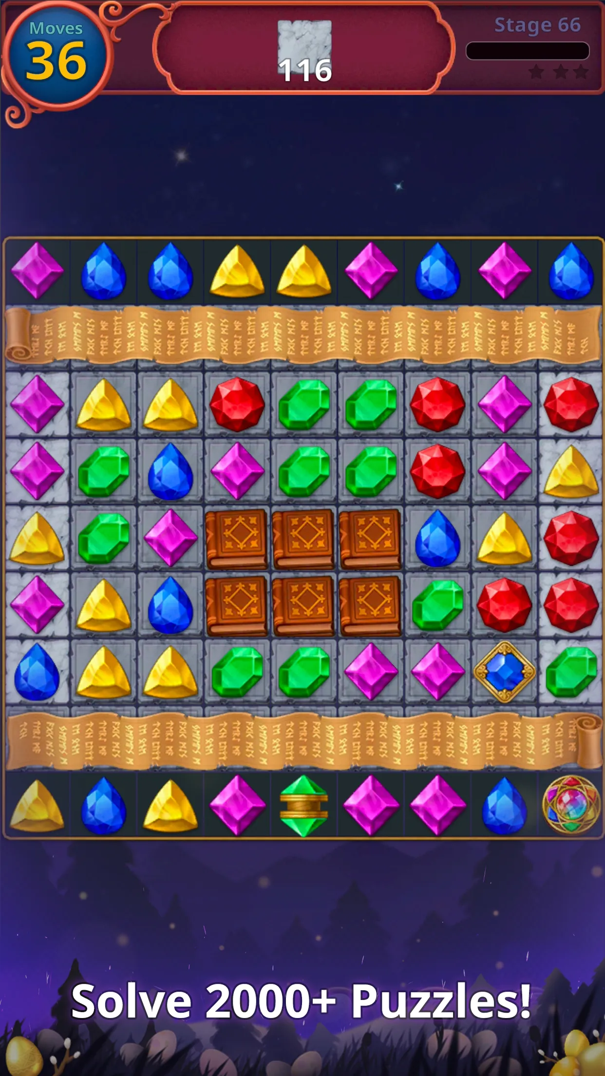 Jewels Magic: Mystery Match3 | Indus Appstore | Screenshot