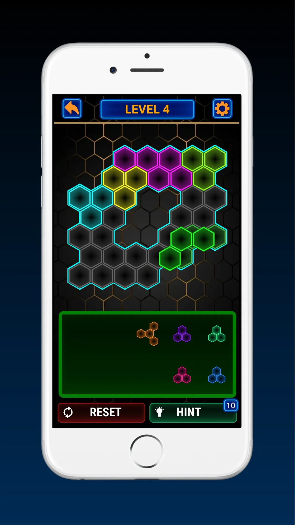 Glow Block Hexa Puzzle | Indus Appstore | Screenshot