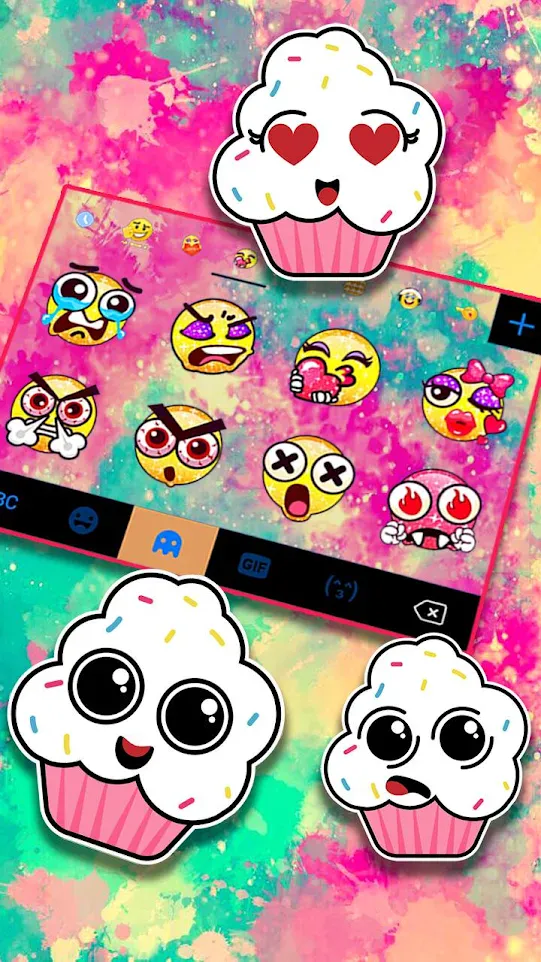 Tasty Cupcake Keyboard Theme | Indus Appstore | Screenshot