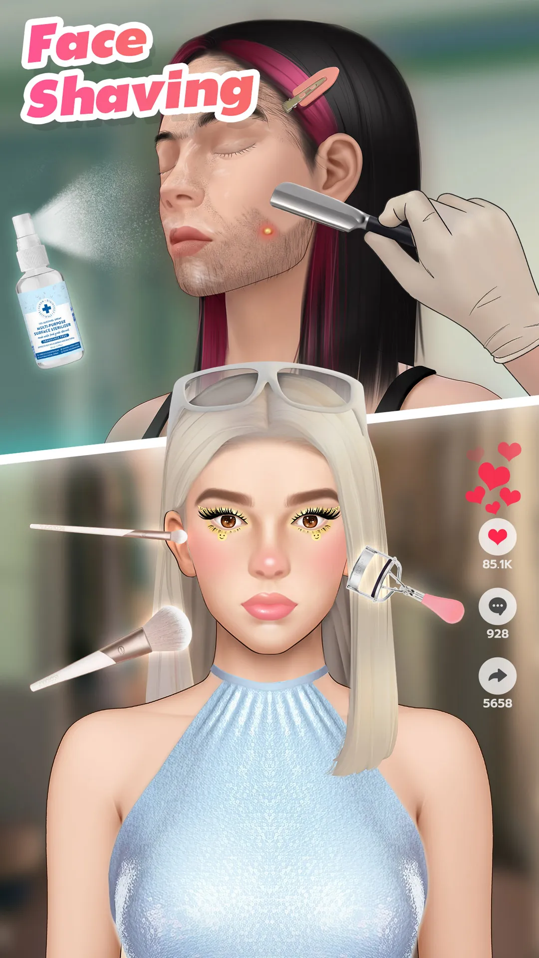 Makeup ASMR: Makeover Story | Indus Appstore | Screenshot