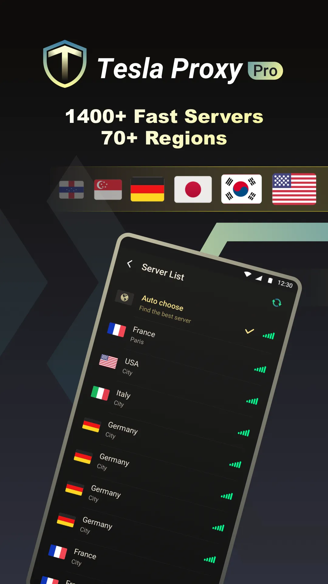 Tesla Proxy Pro - Safe & Fast | Indus Appstore | Screenshot