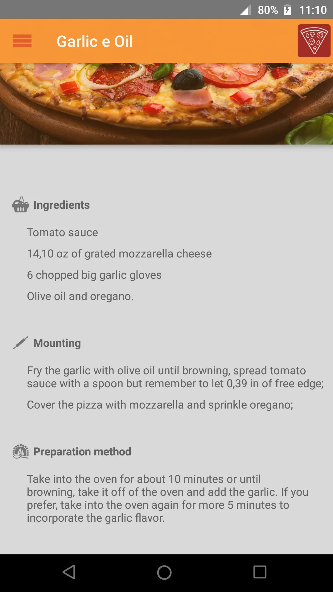 Pizza Recipes and Preparation | Indus Appstore | Screenshot