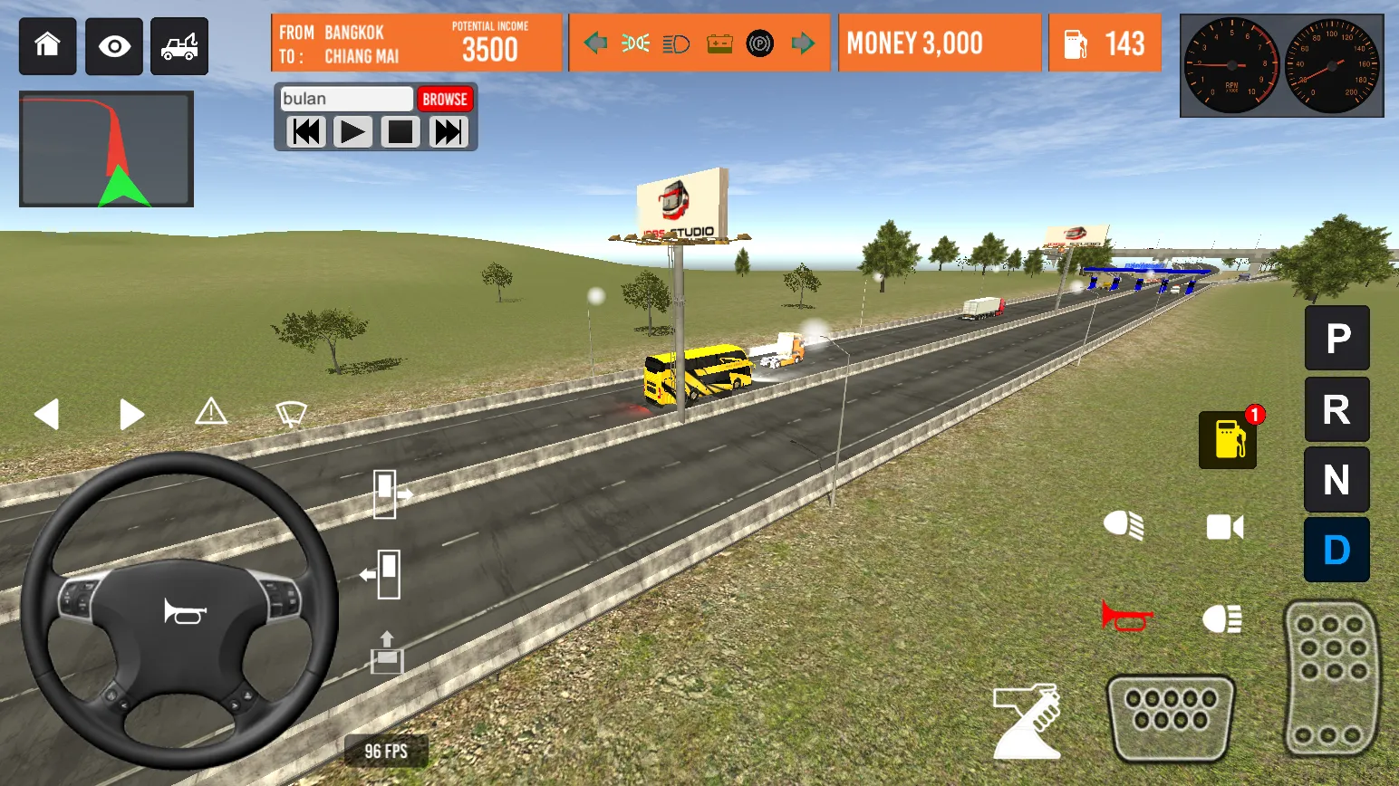 Thailand Bus Simulator | Indus Appstore | Screenshot